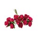 Flores para decorar regalos - Color rojo